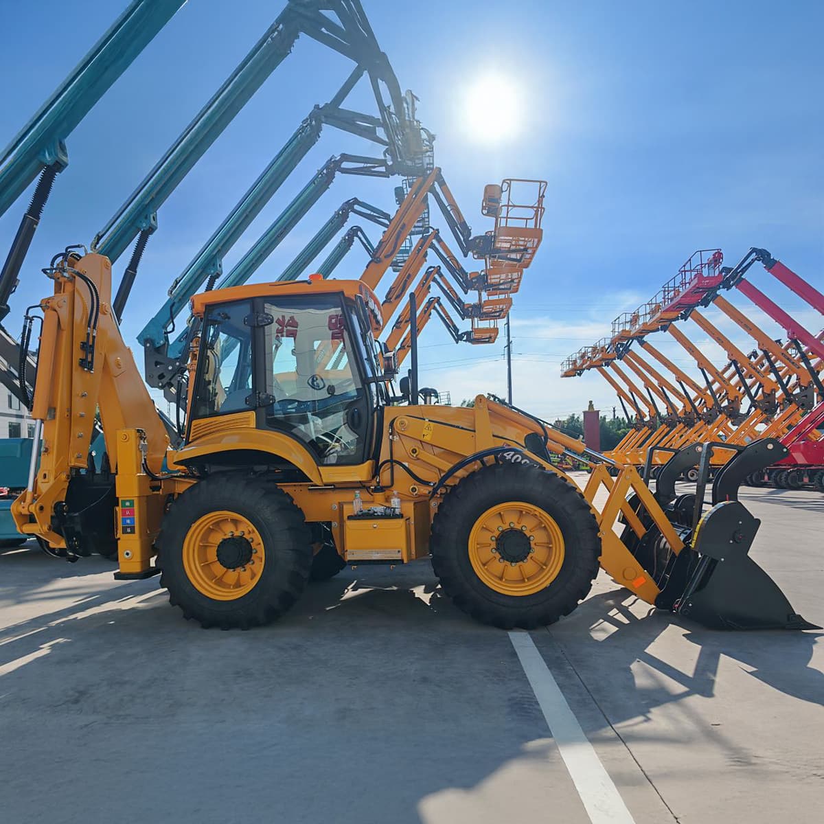 Wheeled Backhoe Loader
